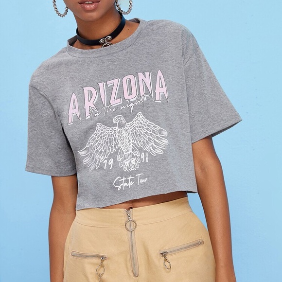 Tops - 5/$50 Arizona Boxy Crop Tee